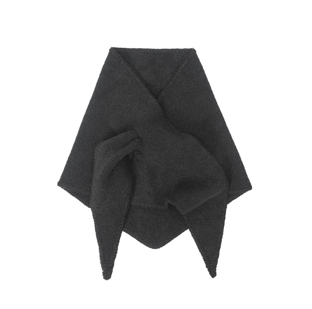 Luxury Knit Matcha Green Wool Triangle Scarf