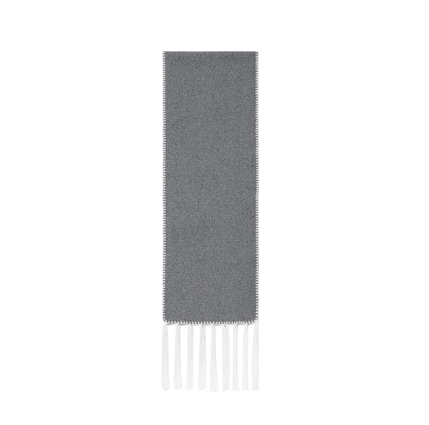 Winter Double-faced Contrast stitching & Tassel Scarf Chic Neckwear
