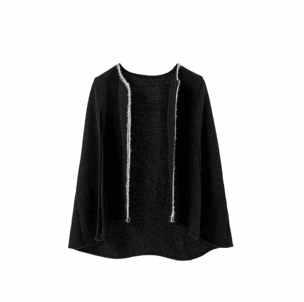 Custom Sleeveless Black Shawl For Formal Dress