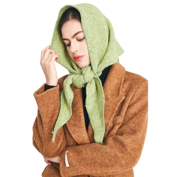 10 Stylish Ways to Wear a Wool Triangle Scarf This Fall