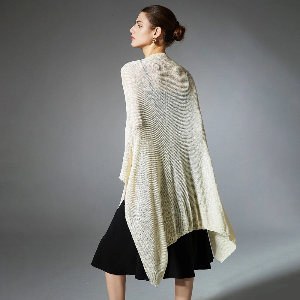 Custom Trendy Knit Sheer Plain Shawl For Wedding