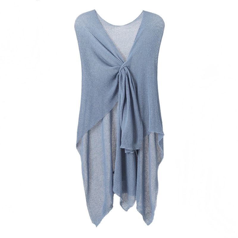 Custom Trendy Knit Sheer Plain Shawl For Wedding
