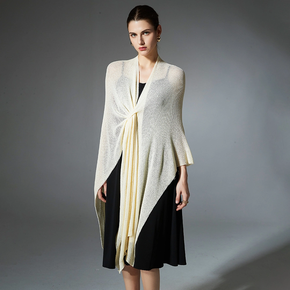 Custom Trendy Knit Sheer Plain Shawl For Wedding
