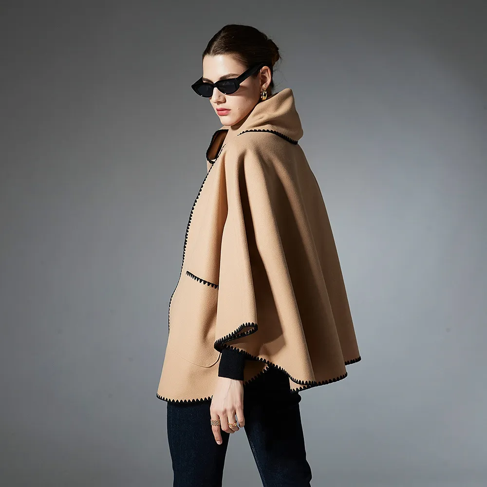 Custom Two-in-one Scarf Shawl With Pockets