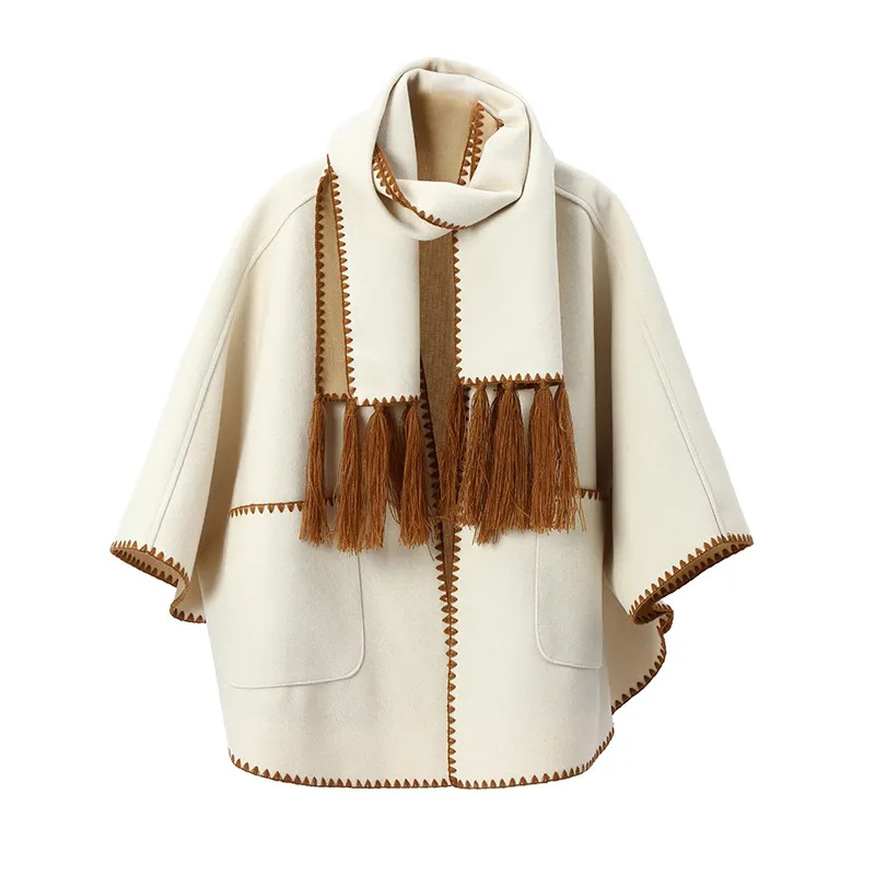 Custom Two-in-one Scarf Shawl With Pockets