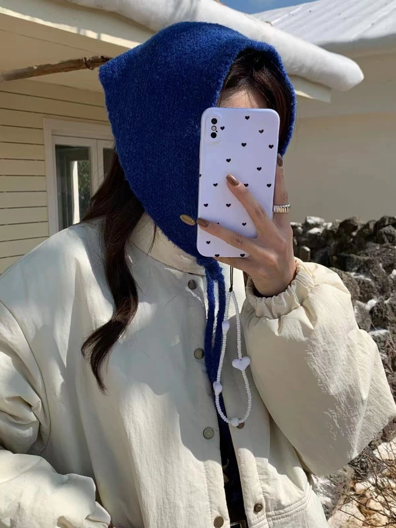 Korean-style Small Triangle Bandana Wool Scarf