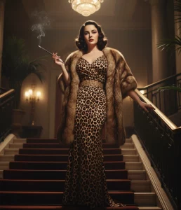 Leopard Print Enters Western Fashion