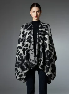 leopard print shawl