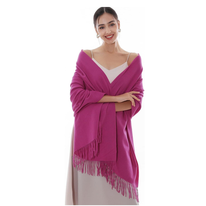 Wholesale Multicolored Faux Cashmere Shawl Wedding Stole Shawl