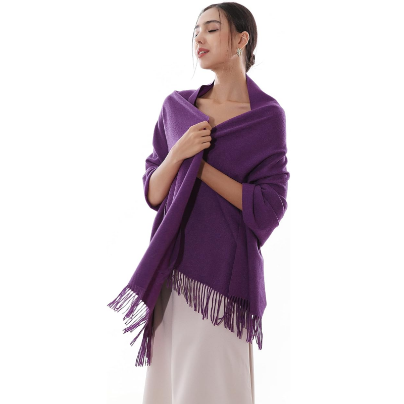 Wholesale Multicolored Faux Cashmere Shawl Wedding Stole Shawl