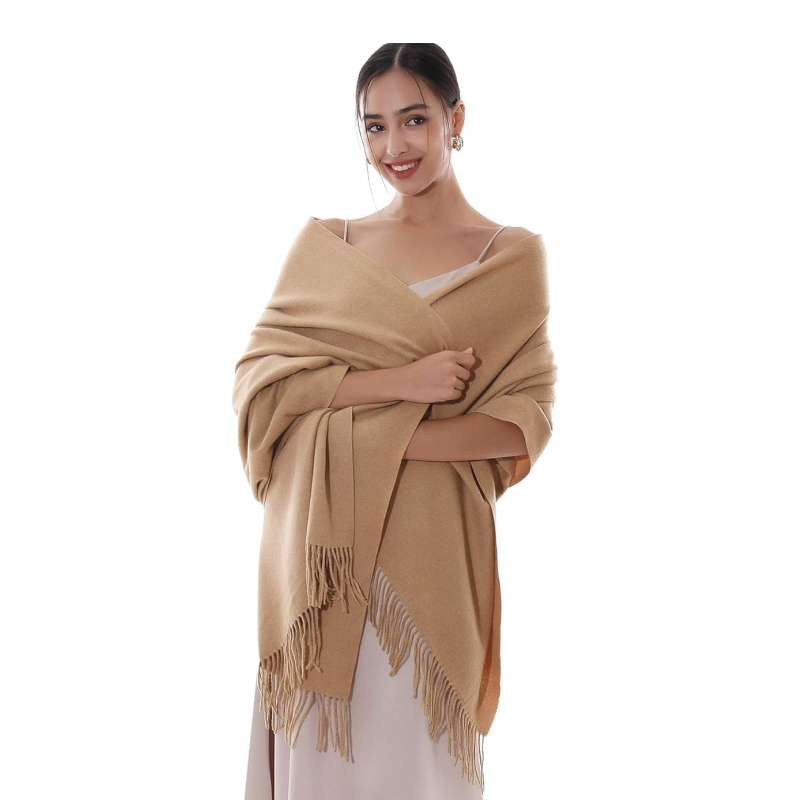 Wholesale Multicolored Faux Cashmere Shawl Wedding Stole Shawl