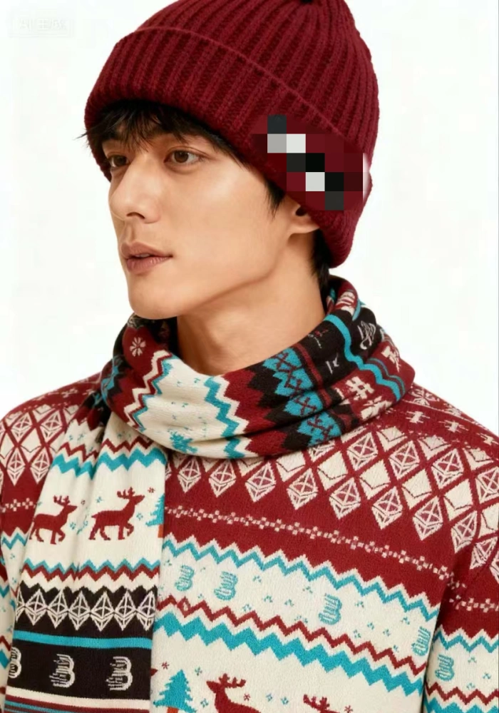 From Sample to Wholesale Scarf Order: How We Helped a US Boutique Launch Their Perfect Winter Christmas Knit Scarf And Hat Set