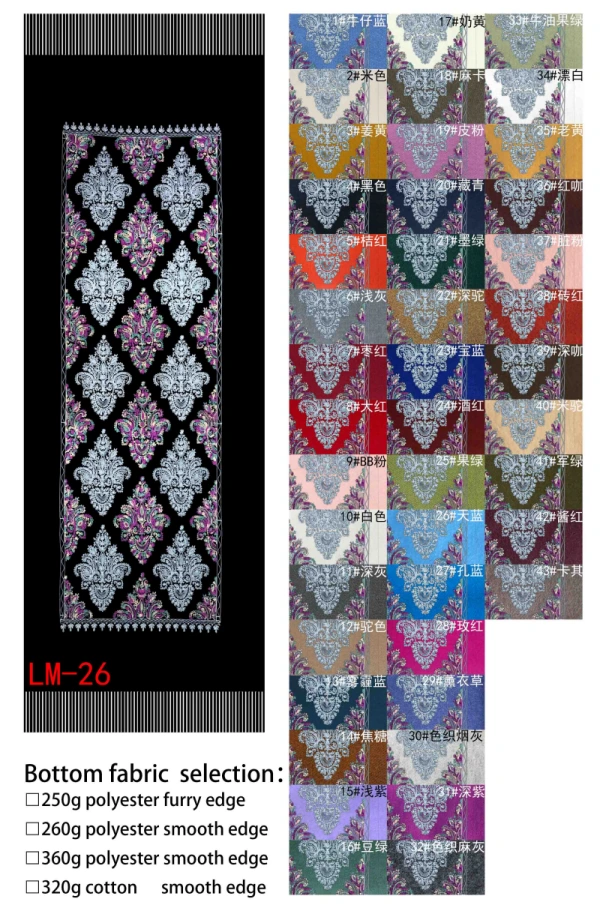 Personalized Custom Embroidered Scarf Shawl Wrap Personalized Custom Embroidered Scarf Shawl Wrap