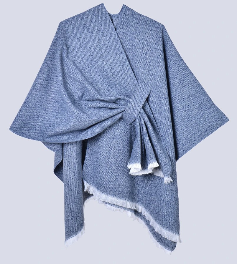 The Beltable Cape-Style shawl