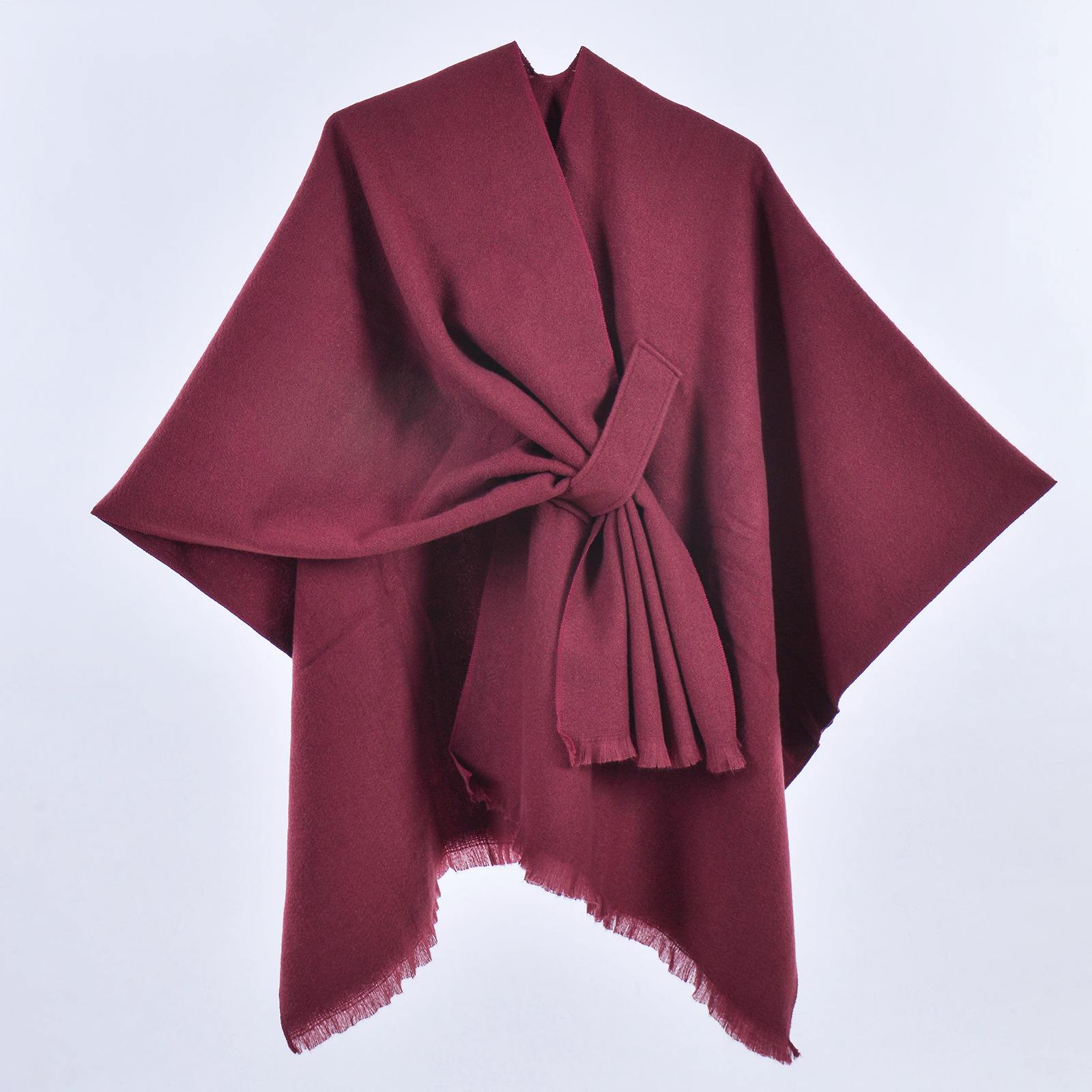 Wholesale-Red-Shawls-And-Wraps-Cross-knot-10