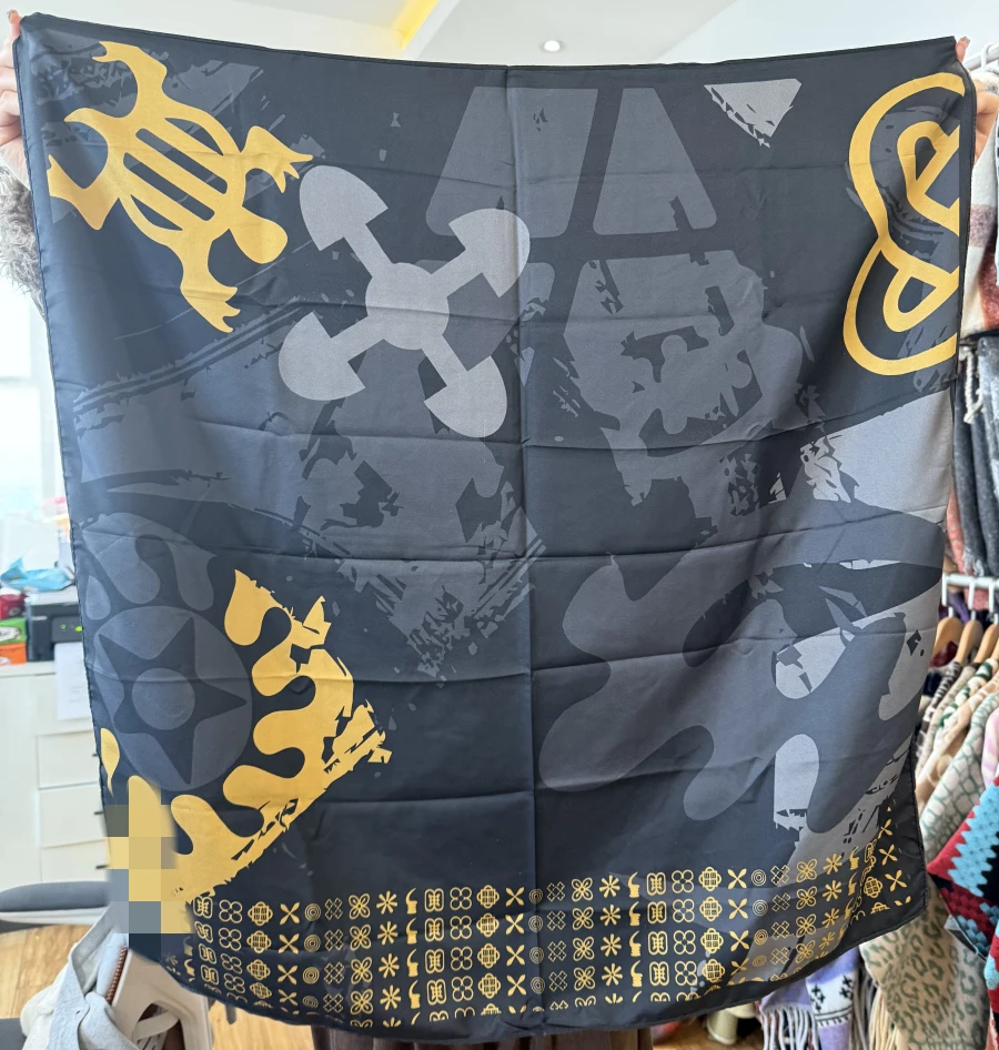 2000-Piece B2B Silk Twill Scarf: US Streetwear Brand’s Oriental-Street Fusion 2000-Piece B2B Silk Twill Scarf: US Streetwear Brand’s Oriental-Street Fusion