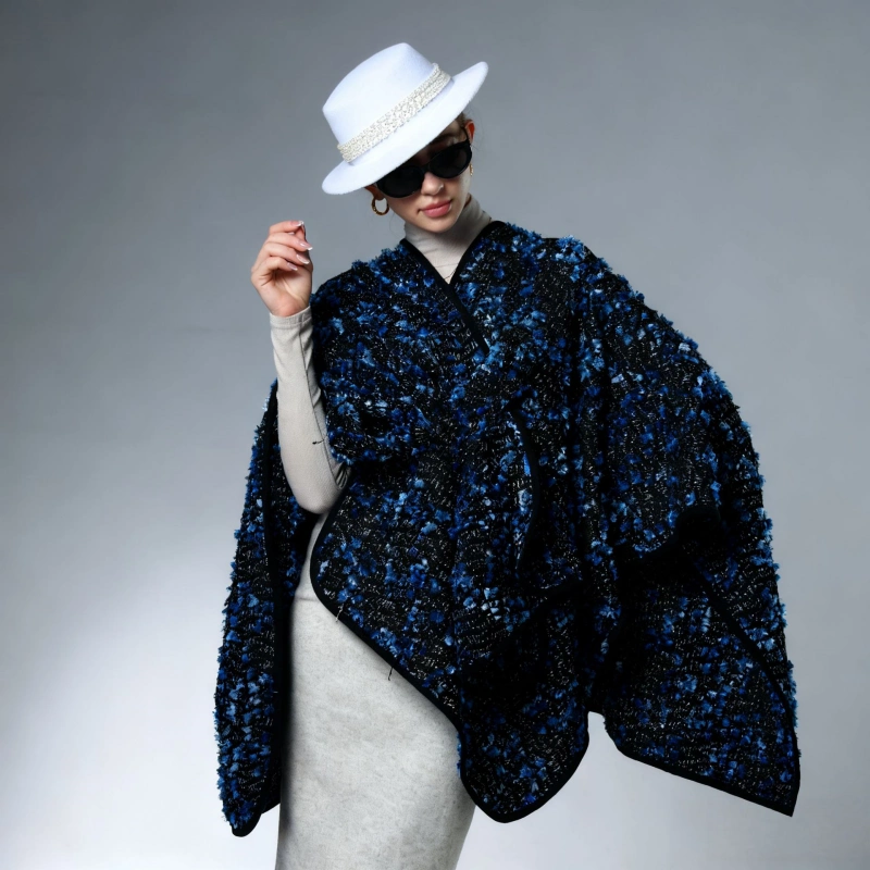 Wholesale Black And Blue Shawl Designer Shawls For Women Wholesale Black And Blue Shawl Designer Shawls For Women