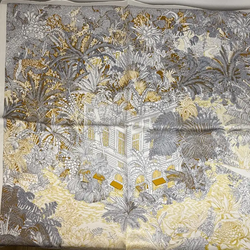 Venta al por mayor 100% Pure Mulberry seda a granel floral y bufanda de impresión arquitectónica Venta al por mayor 100% Pure Mulberry seda a granel floral y bufanda de impresión arquitectónica