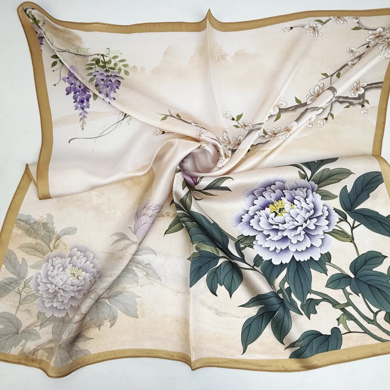 Wholesale-100-Mulberry-Silk-Yellow-Peony-Silk-Scarf_-1