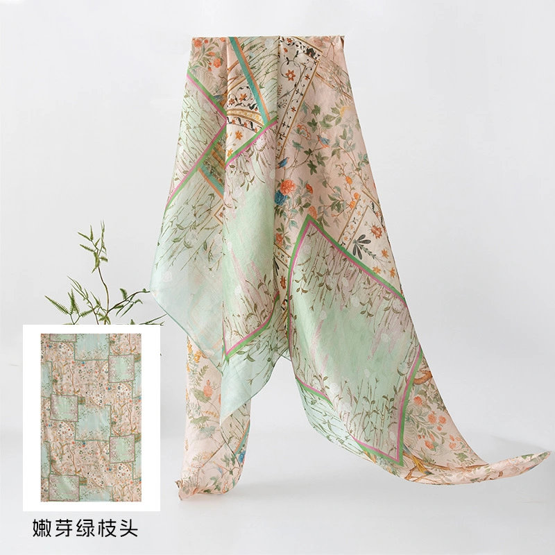 Wholesale Chinese Sun Protection Shawl Silk Shawl For Women