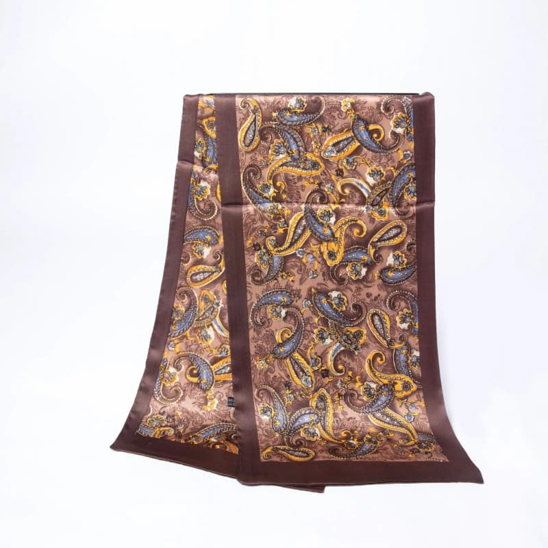 Wholesale Vintage Skinny Mens Paisley Silk Scarf