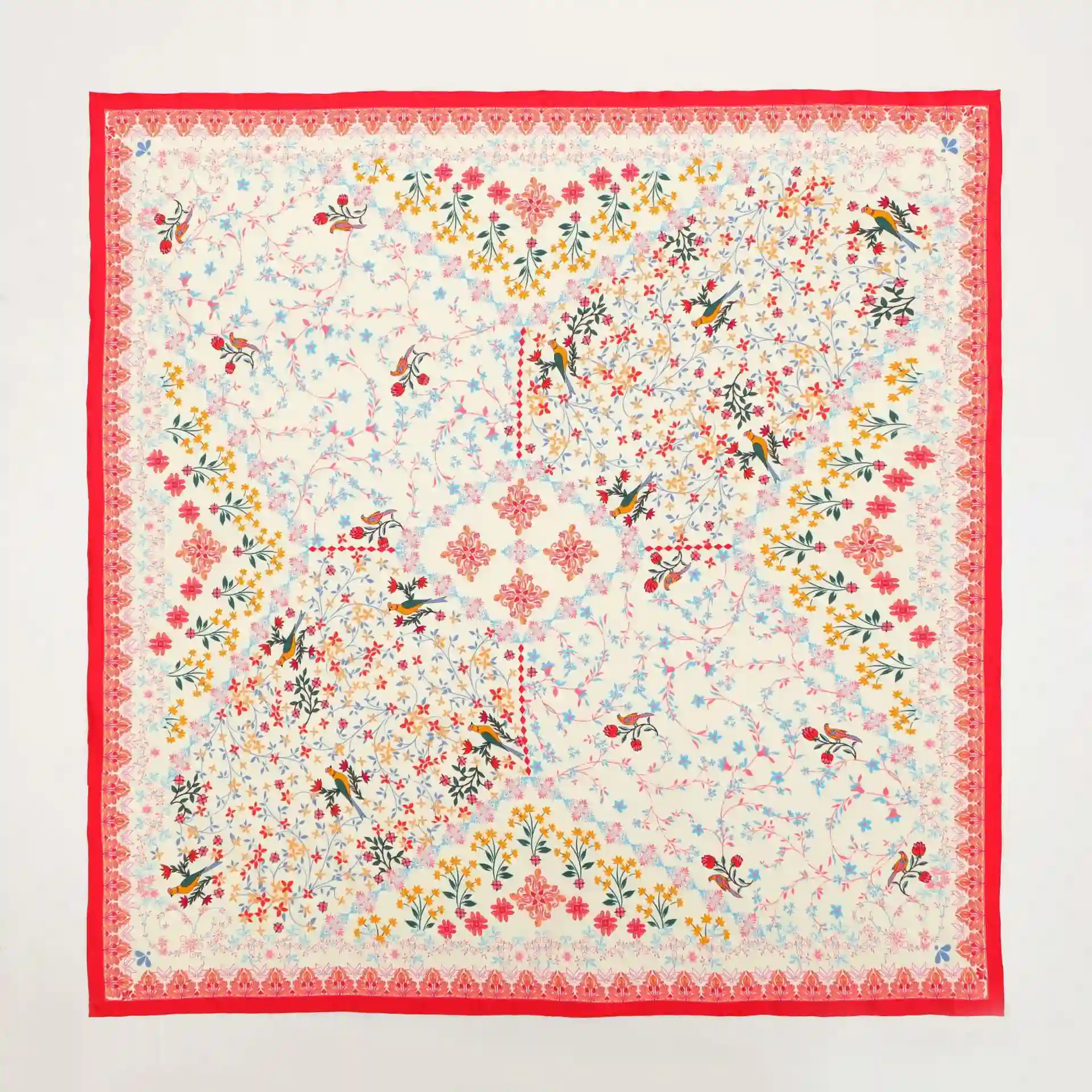 Customized Printed Real 100 percent Silk Scarf 90×90