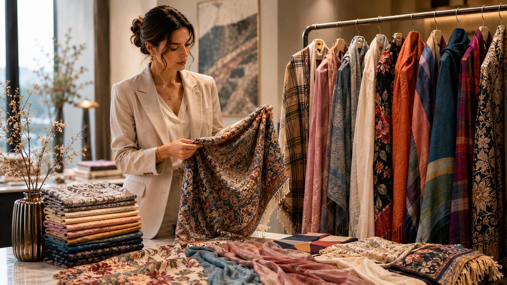 What Boutique Buyers Really Look for When Sourcing Shawls
