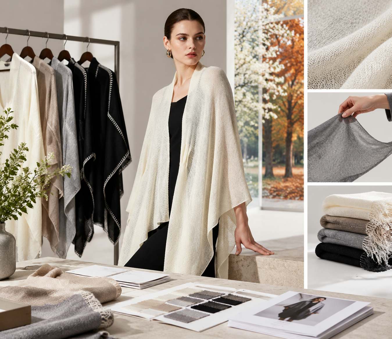 How Boutique Buyers Select Lightweight Shawls for Transitional Season Collections