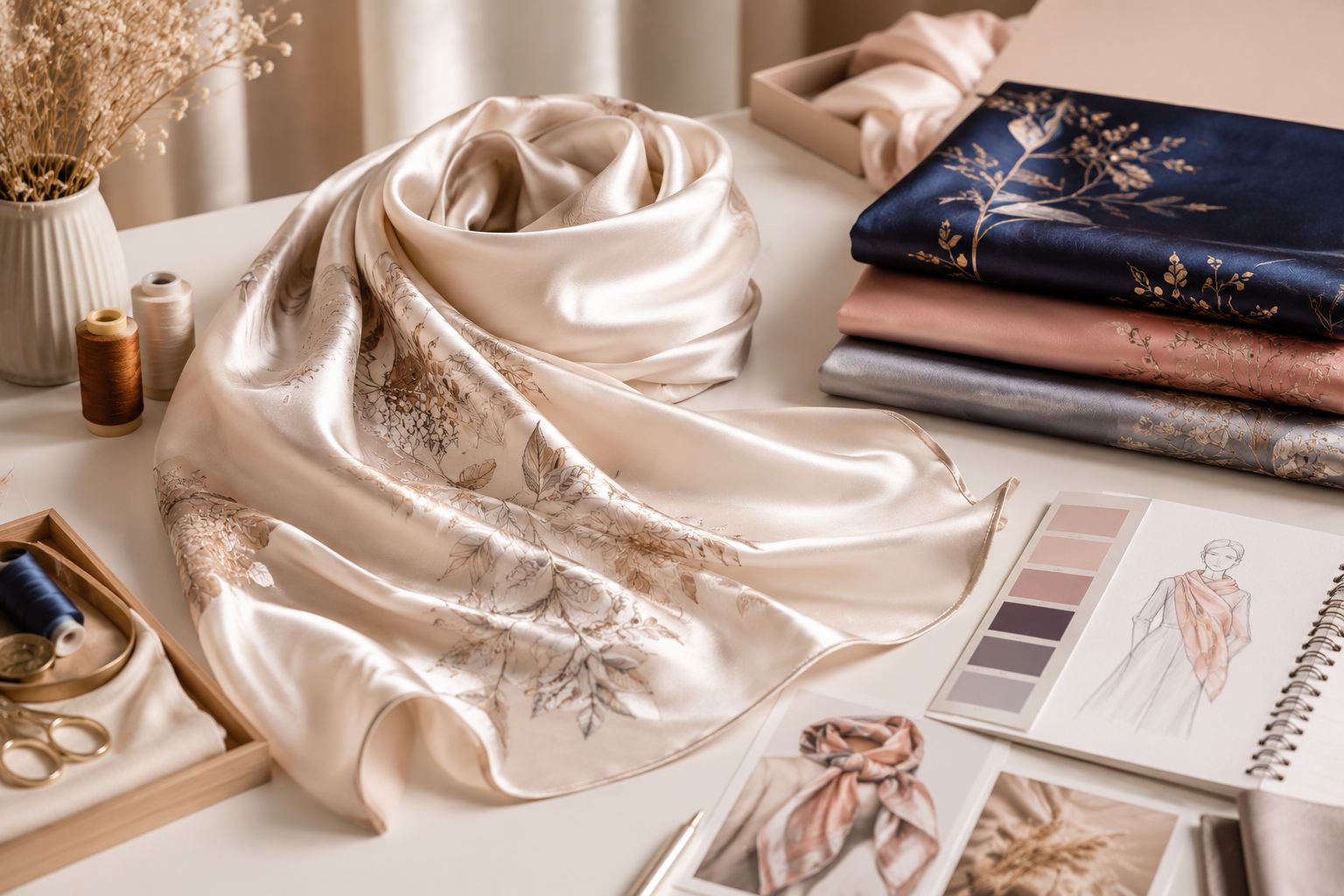 How Fashion Brands Can Source Custom Embroidered Scarves Without Compromising Drape or Detail